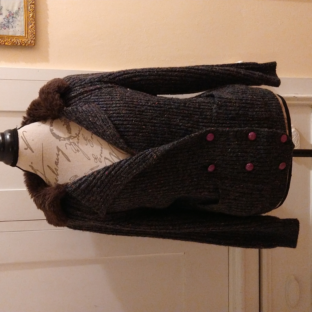 Margules sparkle knit cardigan sweater Sz S